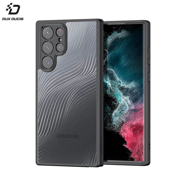 Funda protectora Aimo Dux Ducis para Samsung Galaxy S22 Ultra S908, color negro