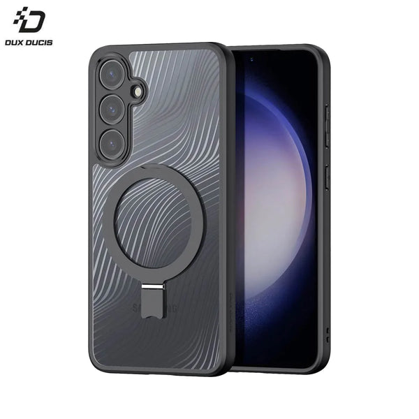 Funda protectora Aimo Dux Ducis para Samsung Galaxy S24 Plus 5G S926 (con soporte magn¨¦tico), Magsafe negra