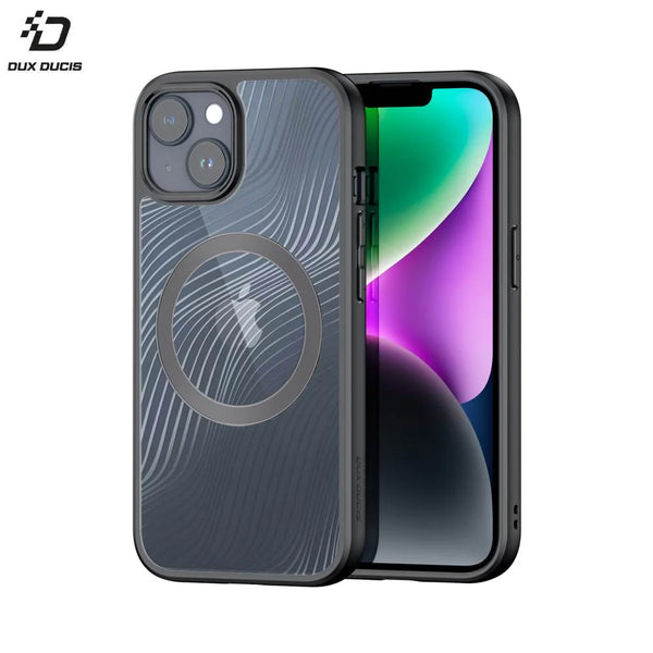 Coque de Protection Aimo Mag Dux Ducis pour Apple iPhone 15 Plus MagSafe Noir