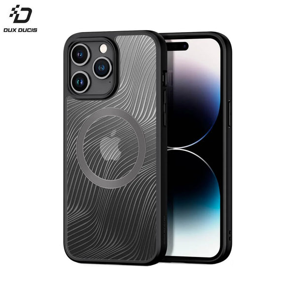 Coque de Protection Aimo Mag Dux Ducis pour Apple iPhone 15 Pro Max Noir