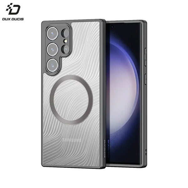 Funda protectora Aimo Mag Dux Ducis para Samsung Galaxy S23 Ultra 5G S918 MagSafe negra