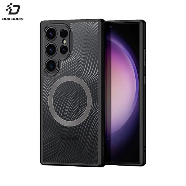 Funda protectora Aimo Mag Dux Ducis para Samsung Galaxy S24 Ultra 5G S928, color negro