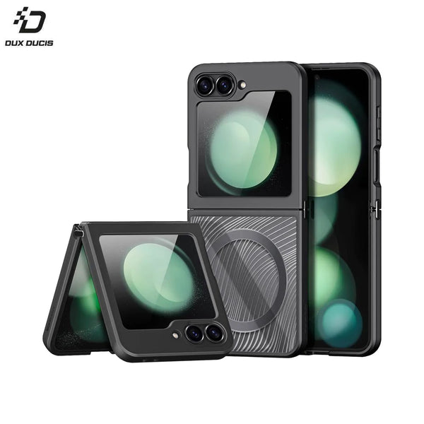 Funda protectora Aimo Mag Dux Ducis para Samsung Galaxy Z Flip 6 5G F741, color negro