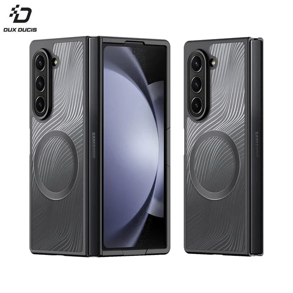 Aimo Mag Dux Ducis Schutzh¨¹lle f¨¹r Samsung Galaxy Z Fold 6 5G F956, Schwarz