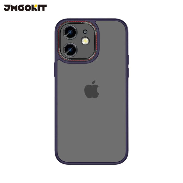 JMGOKIT Canon Lens Protective Case for Apple iPhone 12 Purple