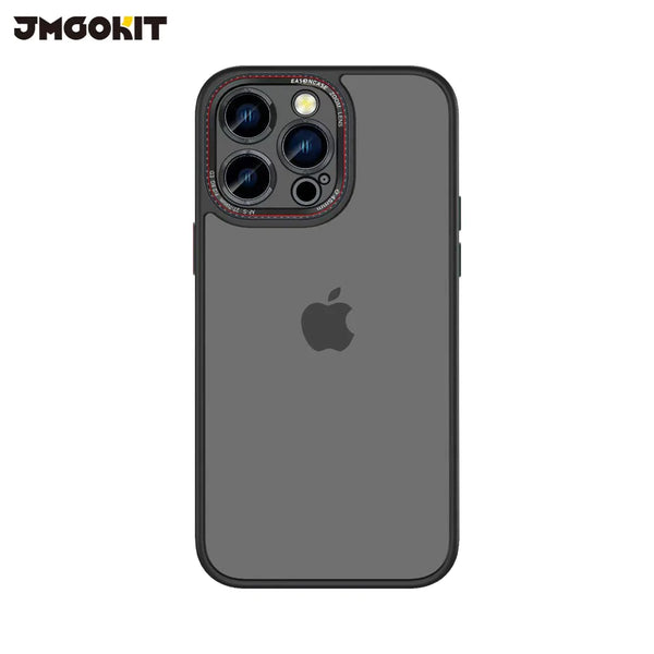 JMGOKIT Canon Lens Protective Case for Apple iPhone 15 Pro Black