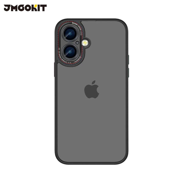 Coque de Protection Canon Lens JMGOKIT pour Apple iPhone 16 Plus Noir