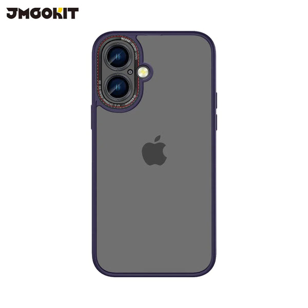 JMGOKIT Canon Lens Protective Case for Apple iPhone 16 Purple