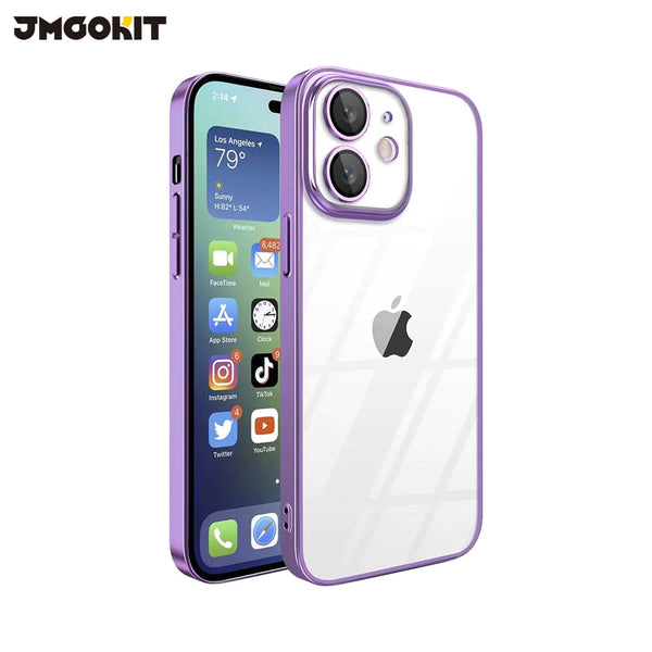 Coque de Protection Crystal Glass JMGOKIT pour Apple iPhone 11 Violet