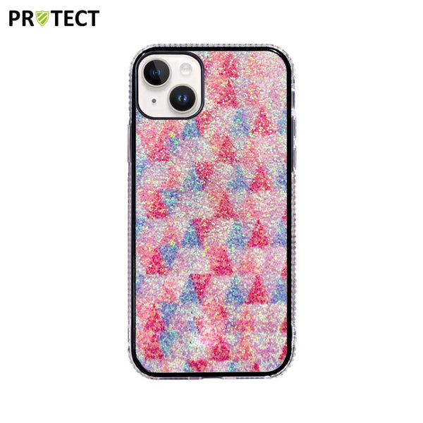 ID045 PROTECT Funda protectora para Apple iPhone 14 Plus y 15 Plus Rosa