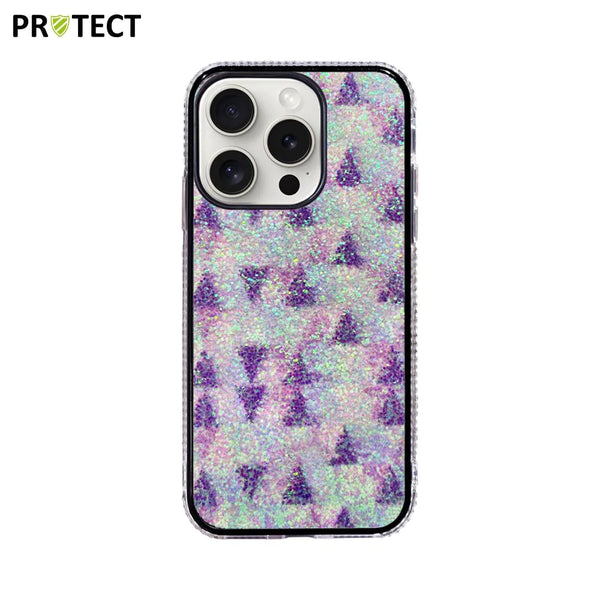 ID045 PROTECT Funda protectora para Apple iPhone 15 Pro Morado