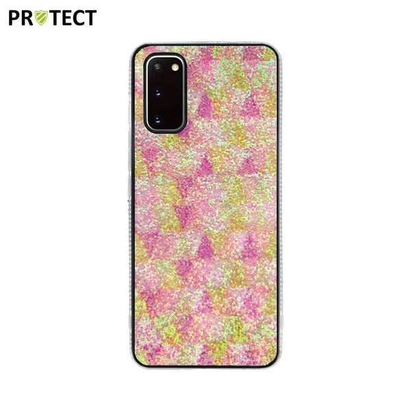 ID045 PROTECT Funda protectora para Samsung Galaxy S20 G980 y S20 5G G981 Amarillo