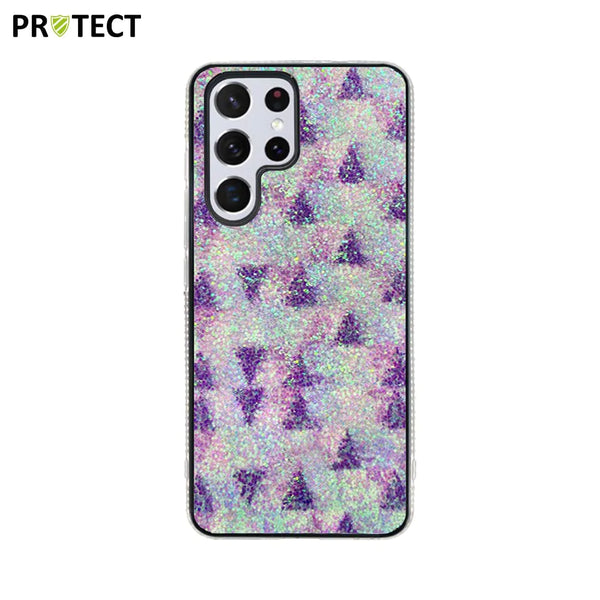 ID045 PROTECT Schutzh¨¹lle f¨¹r Samsung Galaxy S21 Ultra 5G G998 Lila