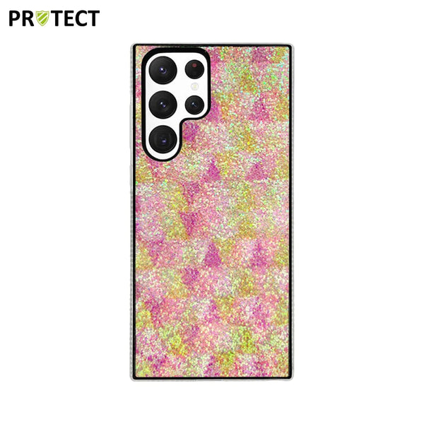 ID045 PROTECT Funda protectora para Samsung Galaxy S22 Ultra S908 Amarillo