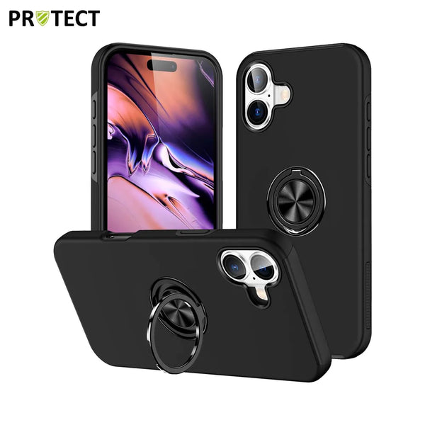 Funda protectora IE013 PROTECT para Apple iPhone 16 Plus, color negro