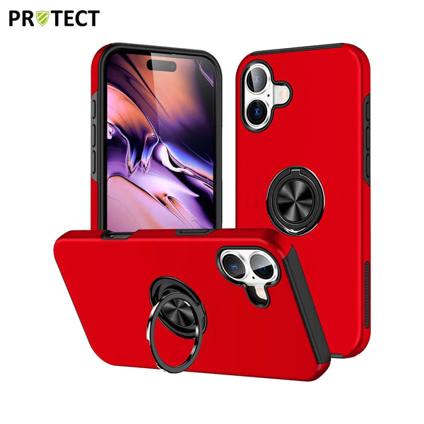 IE013 PROTECT Funda protectora para Apple iPhone 16 Rojo