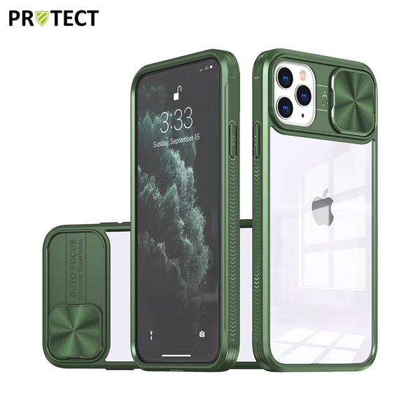 Funda protectora IE027 PROTECT para Apple iPhone 11 Pro Max Verde Oscuro