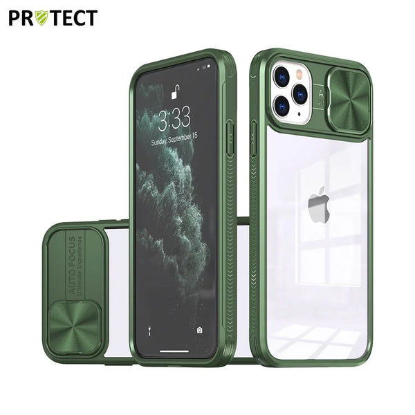 Funda protectora IE027 PROTECT para Apple iPhone 11 Pro Verde Oscuro