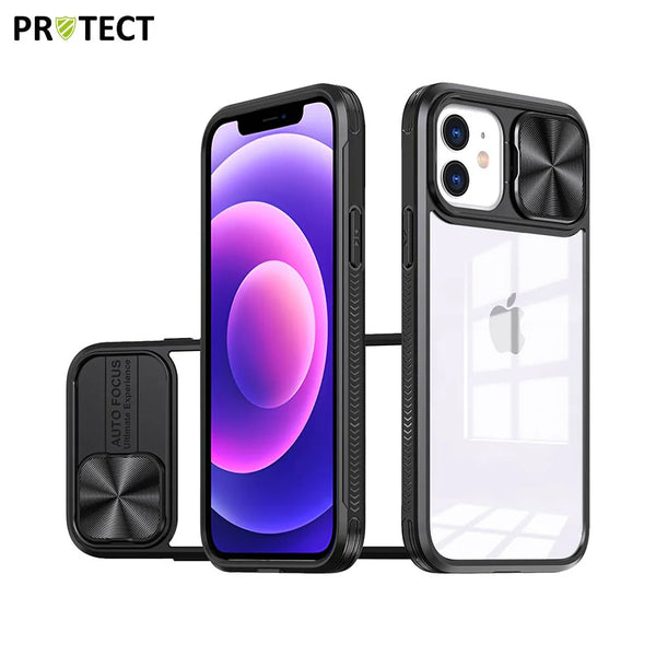 Funda protectora IE027 PROTECT para Apple iPhone 12, color negro