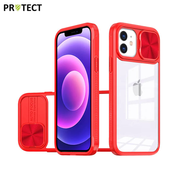 Coque de Protection IE027 PROTECT pour Apple iPhone 12 Rouge
