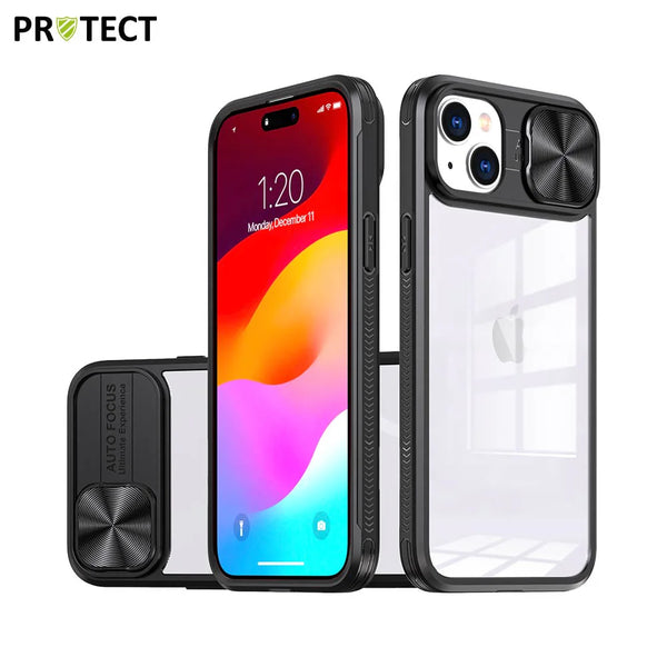 Funda protectora IE027 PROTECT para Apple iPhone 15 Plus, color negro