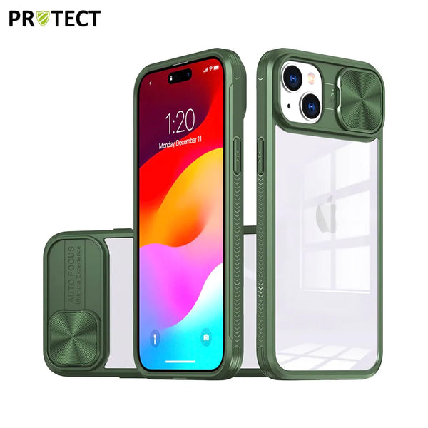 Coque de Protection IE027 PROTECT pour Apple iPhone 15 Vert Fonc¨¦