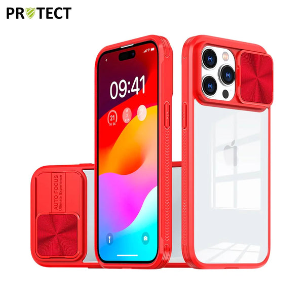 Coque de Protection IE027 PROTECT pour Apple iPhone 16 Pro Max Rouge