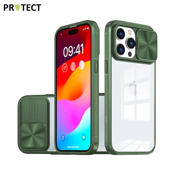 Coque de Protection IE027 PROTECT pour Apple iPhone 16 Pro Vert Fonc¨¦