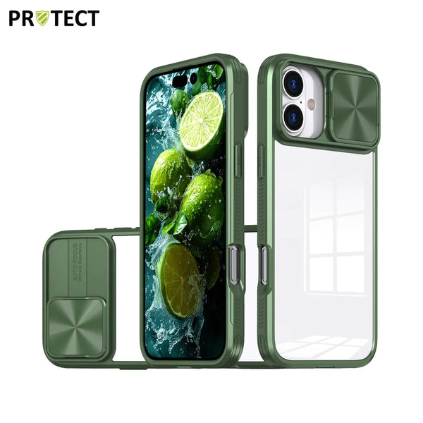 Coque de Protection IE027 PROTECT pour Apple iPhone 16 Vert Fonc¨¦