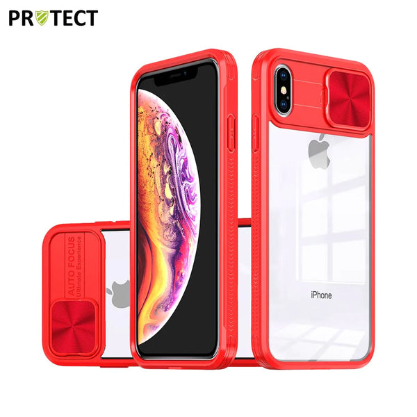 Coque de Protection IE027 PROTECT pour Apple iPhone X & XS Rouge