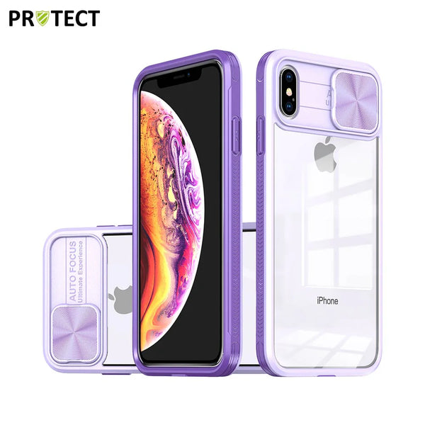 Coque de Protection IE027 PROTECT pour Apple iPhone X & XS Violet