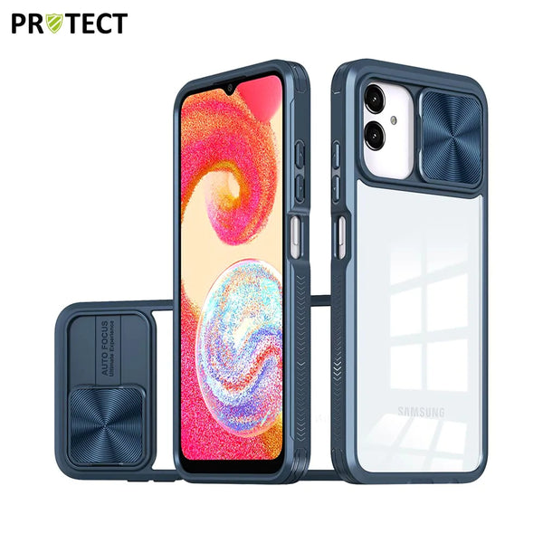 IE027 PROTECT Schutzh¨¹lle f¨¹r Samsung Galaxy A04e A042, Marineblau