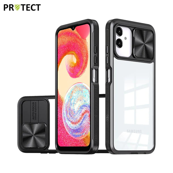 IE027 PROTECT Schutzh¨¹lle f¨¹r Samsung Galaxy A04e A042 Schwarz