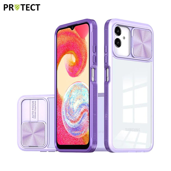 IE027 PROTECT Schutzh¨¹lle f¨¹r Samsung Galaxy A04e A042, Violett