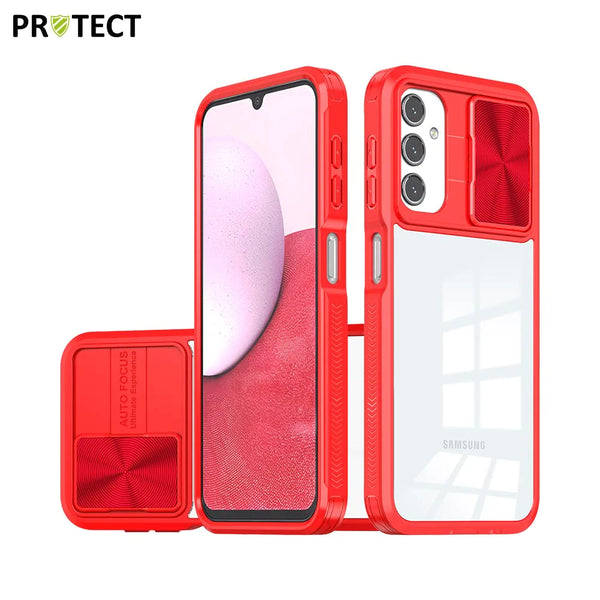 Funda protectora IE027 PROTECT para Samsung Galaxy A14 5G A146P y A14 4G A145 Roja