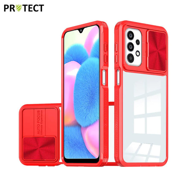 Funda protectora IE027 PROTECT para Samsung Galaxy A23 5G A236 y A23 4G A235, color rojo
