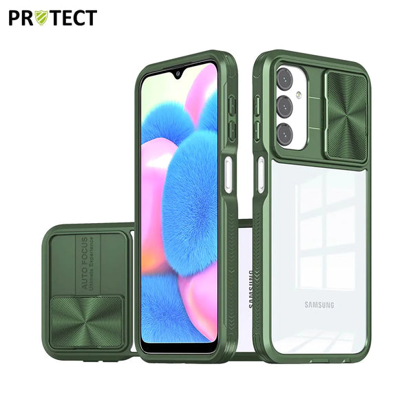 IE027 PROTECT Schutzh¨¹lle f¨¹r Samsung Galaxy A24 4G A245, Dunkelgr¨¹n