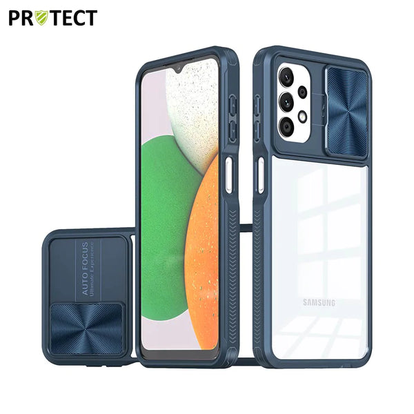 IE027 PROTECT Schutzh¨¹lle f¨¹r Samsung Galaxy A32 5G A326, Marineblau