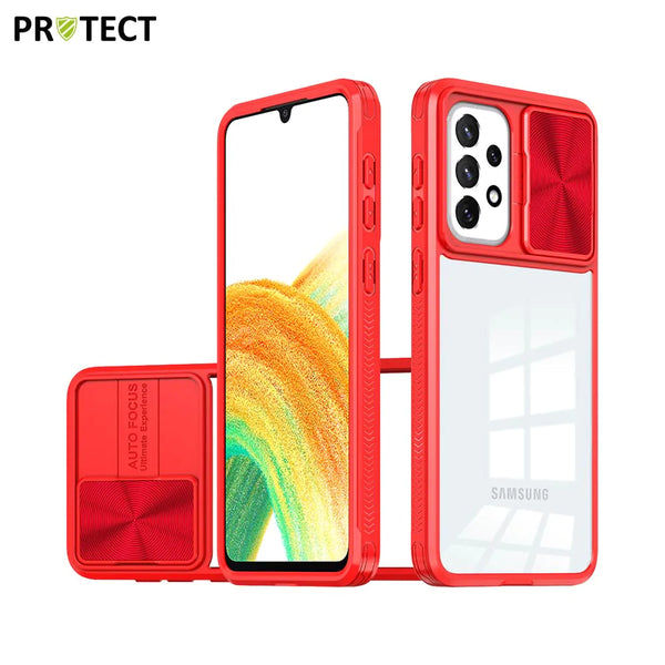 IE027 PROTECT Schutzh¨¹lle f¨¹r Samsung Galaxy A33 5G A336 Rot
