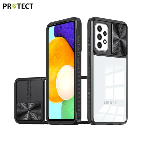 IE027 PROTECT Schutzh¨¹lle f¨¹r Samsung Galaxy A52 5G A526 & A52 4G A525 Schwarz