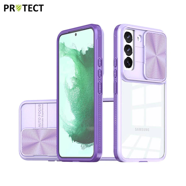 Funda protectora IE027 PROTECT para Samsung Galaxy S22 S901 Morada