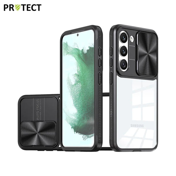 Funda protectora IE027 PROTECT para Samsung Galaxy S23 Plus 5G S916 Negra