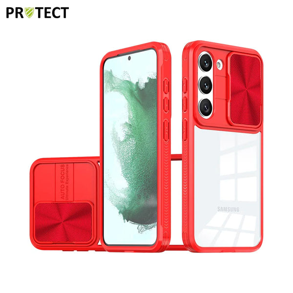 Funda protectora IE027 PROTECT para Samsung Galaxy S23 Plus 5G S916 Rojo