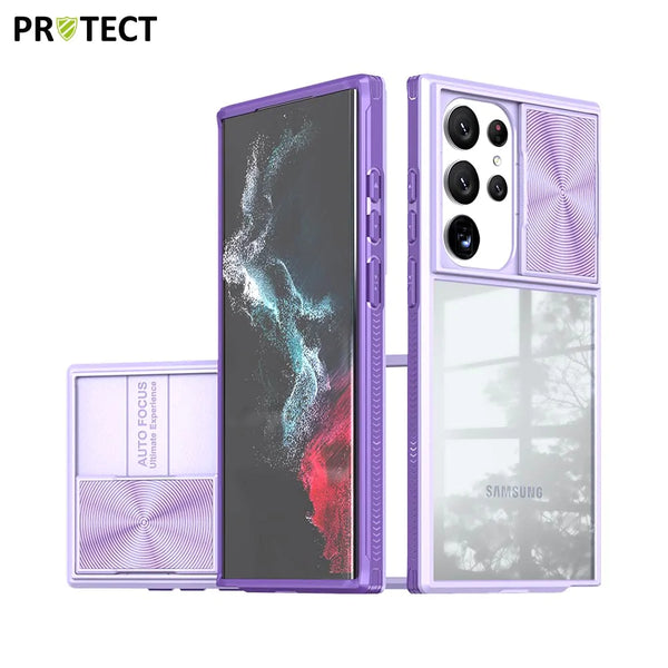 Funda protectora IE027 PROTECT para Samsung Galaxy S23 Ultra 5G S918 Morada