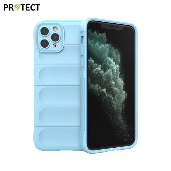 Funda protectora IX008 PROTECT para Apple iPhone 11 Pro Max Azul Claro