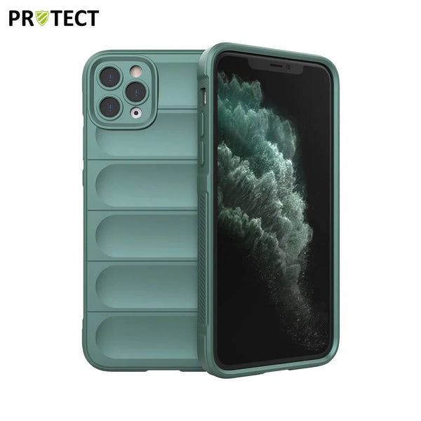 Funda protectora IX008 PROTECT para Apple iPhone 11 Pro Max Verde Oscuro