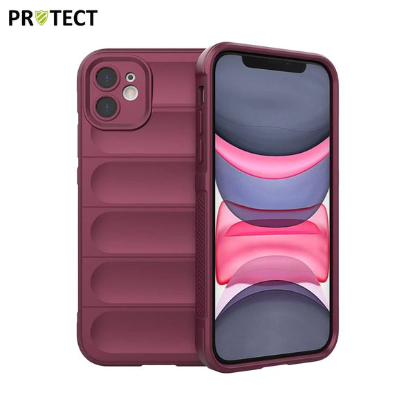 Funda protectora IX008 PROTECT para Apple iPhone 11 color ciruela