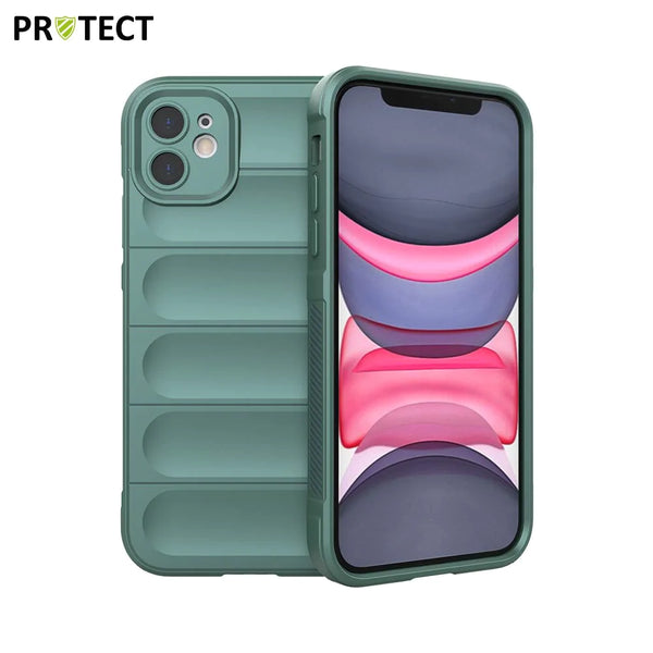 Funda protectora IX008 PROTECT para Apple iPhone 11 Verde Oscuro