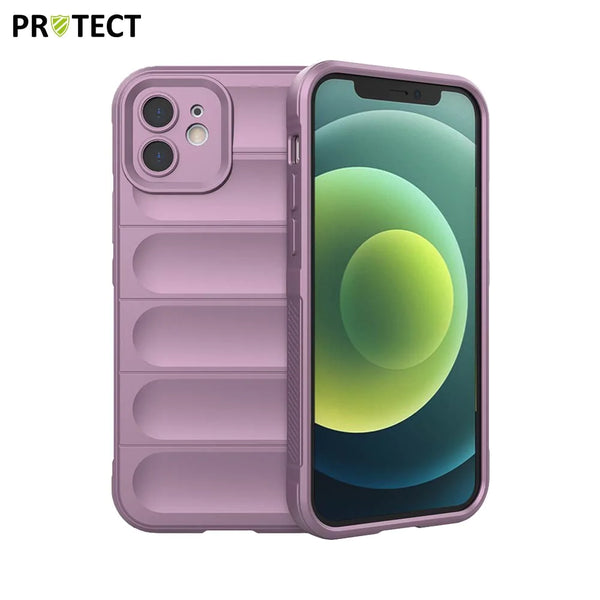 Funda protectora IX008 PROTECT para Apple iPhone 12 color lavanda