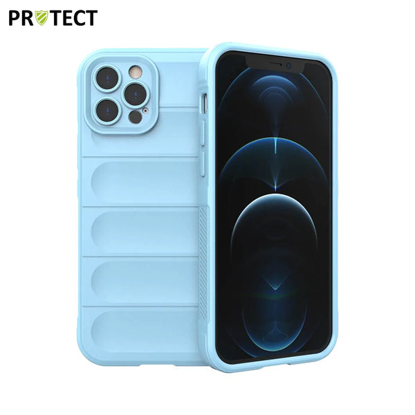Funda protectora IX008 PROTECT para Apple iPhone 12 Pro Azul Claro